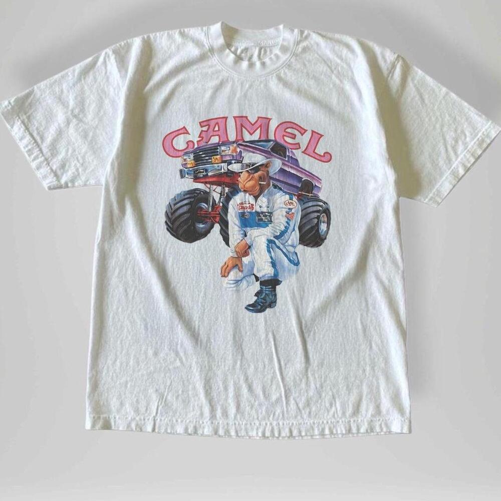 Gildan White T Shirt Came Racing White Cotton T Shirt